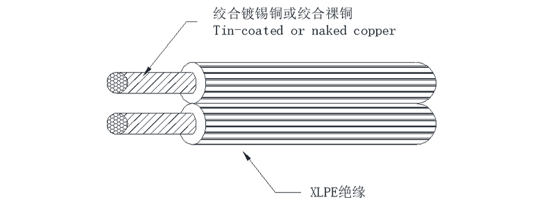 UL 4582 XLPE FLAT RIBBON  CABLE